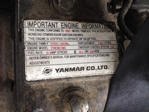 motore yanmar 3TNE88-EMS
